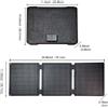 JINGYANGPV Pannello Solare Portatile 35W con 1 Porta USB e 1 Porta Type C per Ricarica Rapida, Pannello Solare Pieghevole ETFE, per Uso Esterno, Caricabatterie per Telefono