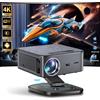 XIWBSY Proiettore XIWBSY 2025 T08, 40000 Lumen, Proiettore Android con Decodifica 8K, AutoFocus, Proiettore LED 1080P, Home Theater Beamer