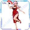 Bandai Disponibile FuRyu Originale Autentico Super Sonico Trio-Try-iT Figure Versione Abito Cinese Modellini da Collezione Cheongsam 21cm