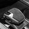 NONE Protezione in pelle scamosciata Pomello del cambio Copertura Leva Bastone Testa Accessori auto per Volkswagen LHD Touareg 2019-2024