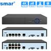 smar Registratore Video di Rete (NVR) POE 4CH 8CH H.265 4K 5MP con Uscita Audio HDMI VGA e Rilevamento Volto XMeye - Disponibile in Magazzino UE