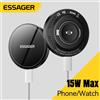 NONE Essager Caricabatterie wireless magnetico 2 in 1 da 15 W con supporto Ricarica rapida portatile per iPhone 16 15 14 Pro Max iWatch Huawei Xiaomi