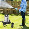 NONE Pompa elettrica per pozzi profondi DC 12V 160W, pompa sommergibile con uscita da 1", pompa di alimentazione dell'acqua in acciaio inossidabile con sollevamento da 50 l/min 8 m 3000 giri/min