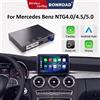 BONROAD Decoder Wireless CarPlay Android Auto per Mercedes Benz Classe C W204 W205 Sistema NTG 4.0 4.5 5.0 BT GPS Navi Airplay Modulo Auto