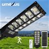 UMEXUS Lampada Solare da Parete Integrata con Telecomando, Impermeabile per Esterni, con Sensore di Movimento, per Cortile e Giardino