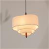 NONE Lampadario vintage in tessuto wabi sabi, lampada a sospensione in stile Murano francese per camera da letto, soggiorno, illuminazione interna per la casa.