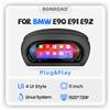 BONROAD 1920*720P Display Digitale LCD Wireless Carplay Android Auto per Cruscotto BMW Serie 3 E90 E91 E92 E93 - Pannello Strumenti e Navigazione