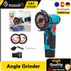 NONE Mini smerigliatrice angolare senza fili Podofo 12V, set di utensili elettrici con motore a spazzole, batteria al litio ricaricabile con caricabatterie per taglio, molatura, lucidatura, fai da te,