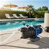 NONE Pompa di Circolazione Elettronica Blu da 500W per Piscine, Attrezzatura per la Circolazione dell'Acqua per Piscine Fuori Terra, Interrate, da Giardino, per Esterni, Regalo per Proprietari di Piscine e