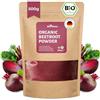 RheinNatur Polvere di barbabietola biologica 500 g - 100% barbabietola, vegana, naturale, ideale per frullati e bevande, qualità biologica