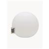 8SEASONS Lampada da terra LED dimmerabile per interni ed esterni Shining Globe con cambio colore - Bianco