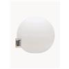 8SEASONS Lampada da terra LED dimmerabile per interni ed esterni Shining Globe con cambio colore - Bianco
