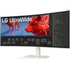 LG 38BR85QC-W UltraWide Monitor PC Curvo 37.5'' Nano IPS WQHD+ 3840x1600 144Hz 1ms HDR600 USB-C 90W KVM colore Bianco