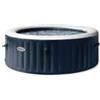 Intex Piscina idromassaggio gonfiabile intex purespa bubble massage con telo base, telo di copertura, dispenser prodotti chimici, luce led e due poggiatesta 4 persone blu 196x196x71 cm - cod. 28430np