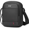 BAIGIO Borsello Uomo Tracolla Casuale Borsa a Tracolla da Uomo Piccolo | Borsa a Spalla per Tablet/iPad 8 Pollici, Borsa a Spalla da Uomo Crossbody con Tasche Multiple per Sport, Viaggio e Lavoro