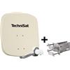 TechniSat DIGIDISH 45 | Set completo di parabole con doppio LNB, 2 TN