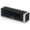 Lenco CR-630BK - Radiosveglia stereo DAB+/FM con ampio display - Porta USB con funzione di ricarica - 2 x 2 Watt RMS - Nero
