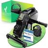 TRETMANN Set di pedaliere Tretmann PRO - ultra silenzioso e delicato sulle articolazioni - con fascia di fissaggio inclusa - DEKRA - Attrezzo per l'allenamento delle gambe per anziani, cyclette, mini bike