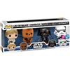 Funko POP! Star Wars: Nuove Classici, confezione da 4 figure in vinile: Luke, Chewbacca, Darth Vader, Stormtrooper - Edizione esclusiva