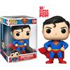 Funko POP! Super Sized, action figure in vinile di Superman dei fumetti DC, altezza 25 cm - Edizione esclusiva