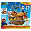 Jakks Pacific, set di gioco "Super Mario Deluxe" con dirigibile di Bowser e figura da 6 cm