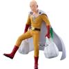 Banpresto, One Punch Man, One Punch Life, statuetta da collezione di Saitama, 20 cm
