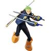 Banpresto, Collezione Battle Record di One Piece, statuetta di Lorenor Zorro, 16 cm