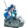 Banpresto, statuetta di Trafalgar Law della serie One Piece, linea Senkozekkei, altezza 11 cm