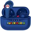 OTL Technologies Cuffie wireless per bambini, marca OTL Technologies, modello Nintendo Super Mario, colore blu, con custodia di ricarica