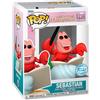 Funko POP! Disney, Ariella la Sirenetta, Sebastian, action figure in vinile, 9 cm (esclusiva)