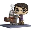 Funko POP! Harry Potter, edizione speciale per l'anniversario - Harry con il carrello delle valigie, figura in vinile, 9 cm