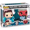 Funko POP! Set da 2 personaggi: Tanjiro Kamado e Sakonji Urokodaki, figure in vinile, ispirate a "Demon Slayer"