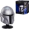 Hasbro Star Wars, The Black Series, Casco Miniatura di The Mandalorian e Grogu, 15 cm