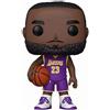 Funko POP! Super Sized NBA Lakers - Statuetta in vinile di LeBron James con la maglia viola, altezza 25 cm