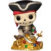 Funko POP! Deluxe: Pirati dei Caraibi, statuetta in vinile di uno scheletro con il tesoro (esclusiva)