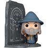 Funko POP! Deluxe, Il Signore degli Anelli, Gandalf con la porta di Durin, 16,5 cm