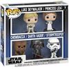 Funko POP! Star Wars: confezione da 5 figure in vinile, che include Luke, Leia, Chewbacca, Darth Vader e uno Stormtrooper
