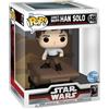 Funko POP! Deluxe Star Wars: La nave di Jabba - Figura in vinile di Han Solo, articolo da collezione (esclusivo)