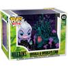 Funko POP! Town Disney Villains - Ursula con il suo nascondiglio, action figure in vinile da collezione
