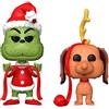 Funko POP! Set da 2 personaggi: Il Grinch e Max, figure in vinile