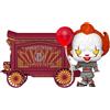 Funko POP! Town Es: Benvenuti a Derry - Pennywise con carro, figura in vinile, genere horror