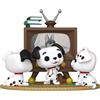 Funko POP! Momento Disney: 101 Dalmata - Rolly, Patch e Lucky con televisore