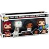 Funko POP! Marvel WandaVision: Set da 4 figure in vinile, che include Scarlet Witch, Vision, Monica e Agatha - Edizione esclusiva