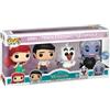 Funko POP! Disney, Ariella la Sirenetta, confezione da 4 figure in vinile - Esclusiva