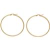 Vlnet ® | Vestopazzo orecchini a cerchio/anelle dorate | mini-medi-maxi | acciaio gold plated | Lavorazione artigianale | nickel tested