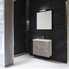 LIBEROSHOPPING Mobile da bagno sospeso moderno con lavabo 62 cm a 2 cassetti cemento chiaro