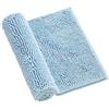 Surwin Lussuosa Tappeto Bagno in Ciniglia, Tappeti Bagno Antiscivolo, Tappetino Ciniglia Assorbente Lavabile, Mat Pelo Lungo Lavabile in Lavatrice per Camera da letto Cucina (Azzurro,40x60cm)