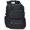 Pepe Jeans Ludlow Zaino per laptop adattabile Nero 28x40x16 cm | Tasca antifurto, Adattabile al trolley, Tasche organizer, Canvas con interno in pelle, laptop da 13,3 pollici, 17,9L