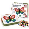 Educa - Telesketch Pixel Art Nature con 460 pin colorati | Gioco creativo per creare disegni 3D in rilievo con valigetta | A partire da 3 anni (20803)