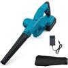 Mediawave Store Soffiatore aspirapolvere ricaricabile a batteria 18V con sacchetto per pulizia
